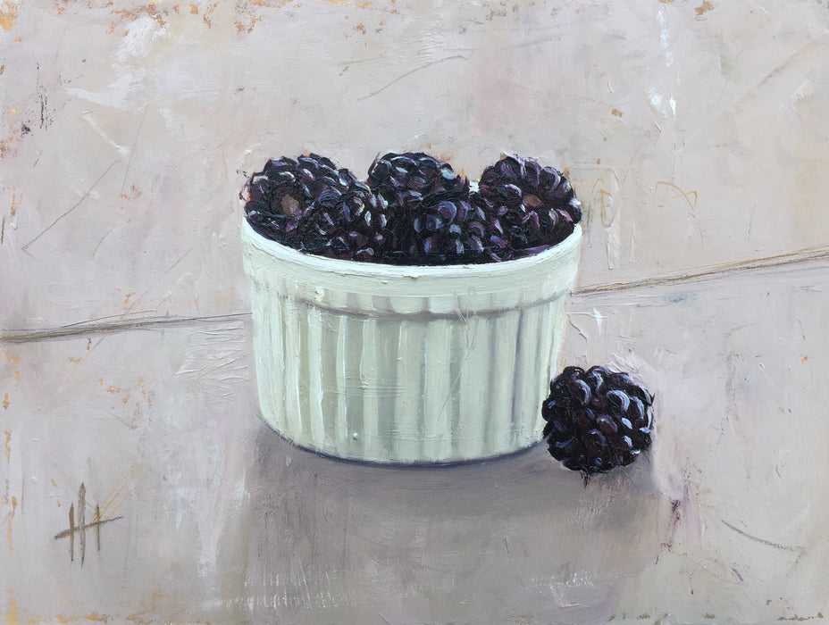 Freshly Picked Blackberries